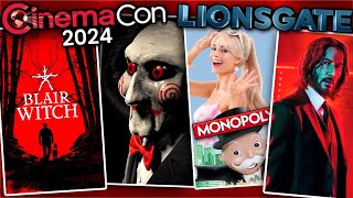 Lionsgate CinemaCon 2024 Blumhouses Blair Witch LiveAction Monopoly Movie Saw 11 [upl. by Pippo]