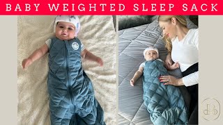 Dreamland Baby Weighted Sleep Sack Helping Baby To Sleep Through The Night [upl. by Rowell453]