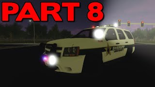 ROBLOX Leon County Patrol Part 8  Stolen Police Cruiser [upl. by Aicatsal278]