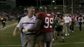 sapp hit on clifton [upl. by Navada]