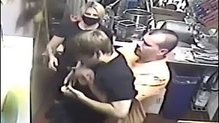 Man Jumps Into Action To Save Boy Choking In Restaurant [upl. by Violetta]