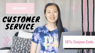 Glossier Customer Service Review  G10 Perfecting Skin Tint amp Stretch Concealer TryOn  Coupon Code [upl. by Notsirk]