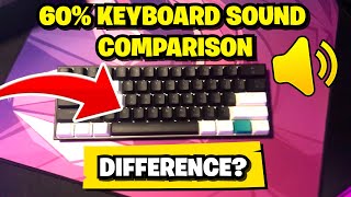 BEST 60 Keyboards Sound Comparison [upl. by Jed]