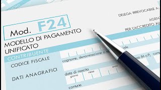 F24 Web compilazione e pagamento online [upl. by Takeo859]