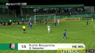 Doublé de Karim Benyamina en Coupe dAllemagne [upl. by Jobyna]