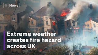 Heatwave breaks weather records as UK burns [upl. by Hsemin]