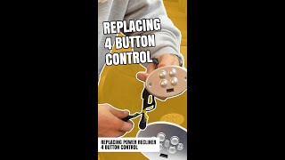 Replacing the Button Control or Remote on my Power Recliner Sofa or Loveseat  Easy Fix DIY [upl. by Atinal]