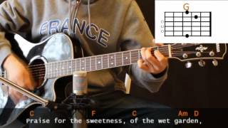 Cat Stevens  Morning Has Broken Cover With Guitar Chords Lesson [upl. by Ahsitneuq]