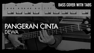 Dewa  Pangeran Cinta Bass Cover with Tabs  Play Along Tabs [upl. by Scoter]