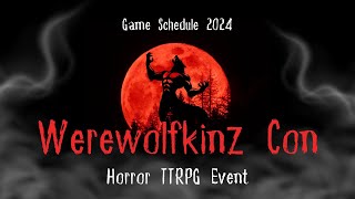 Horror TTRPG Event  Werewolfkinz Con 2024 [upl. by Ailana523]