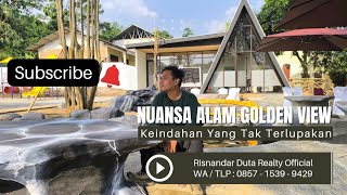 INVESTASI TANAH TERBAIK DI BOGOR PINGGIR JALAN RAYA PROVINSI  NUANSA ALAM GOLDEN VIEW [upl. by Arretal]