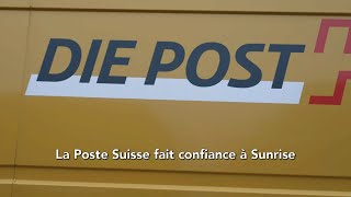 La Poste Suisse fait confiance à Sunrise [upl. by Jayne677]