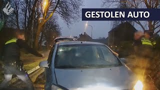 Politie  Gestolen auto  Aanhouding verzet  Dienst infra [upl. by Seema317]