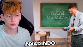 INVADI AULAS PRESENCIAIS agr é sério [upl. by Nosyarg]