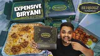 BEHROUZ Biriyani Review  Hyderabadi Lazeez Murgh Biryani  Tried 2000 Years Old Biryani Recipe [upl. by Nottap754]