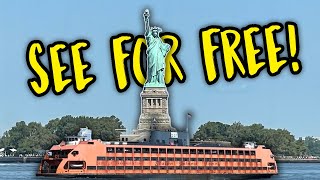 Staten Island Ferry  A Free Statue of Liberty Cruise Alternative [upl. by Rempe]