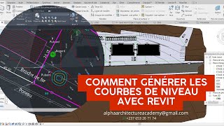 Comment générer les courbes de niveau avec REVIT [upl. by Aicnatsnoc]