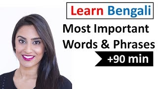 Learn Bengali  600 Most Important Words and Phrases [upl. by Jacenta]