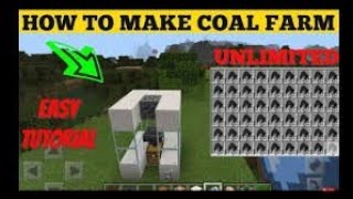 how to make a coal farm in minecraft with command block [upl. by Brozak]