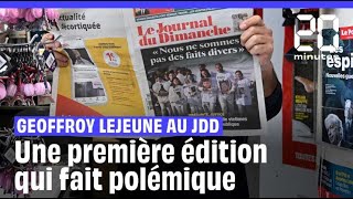 Geoffroy Lejeune au « JDD »  Pour sa première parution une erreur d’illustration en Une [upl. by Stutman]