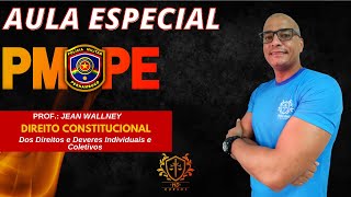 AULA ESPECIAL  DIREITO CONSTITUCIONAL  DIREITOS E DEVERES INDIVIDUAIS E COLETIVOS  PROF JEAN [upl. by Notserk675]