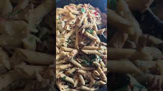 Jerk Salmon Alfredo dinner dinnerisserved cookingchannel shorts viralshorts viralshort [upl. by Aknayirp56]