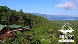 Aerial views of Arenal Observatory Lodge [upl. by Branen241]