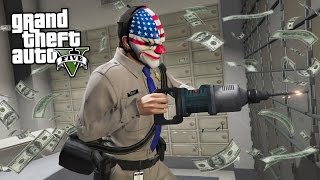 ROBBING BANKS amp CRACKING SAFES GTA 5 Mods [upl. by Rhoda]