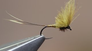 BWO Upright CDC wing SMHAEN STYLE dry fly [upl. by Ariom]