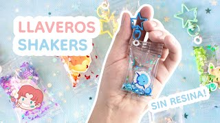 Haciendo Llaveros Shakers  Sin Resina✨ ☾ [upl. by Idnir]