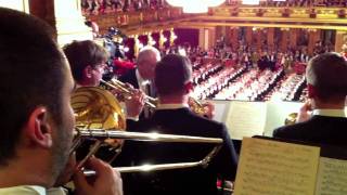 Vienna Philharmonic Fanfare  Recorded LIVE at the Vienna Philharmonic Ball January 2011 [upl. by Ahsiya]