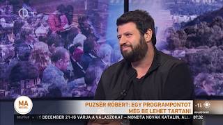 Puzsér Róbert a köztévében  20181109 [upl. by Yordan]