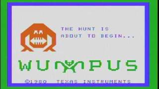 Hunt the Wumpus TI994A gameplay footage [upl. by Wittie]