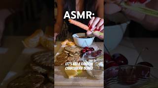 asmr  let’s eat a random charcuterie board🌱 [upl. by Ennasil318]