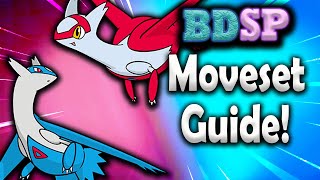 How to use LATIOS and LATIAS BDSP BEST Moveset Guide Pokemon Brilliant Diamond and Shining Pearl [upl. by Lebam344]