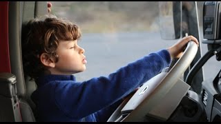 Camion TEST  un enfant estil capable de conduire un poidslourd  Volvo Trucks FH500 [upl. by Ajssatan]