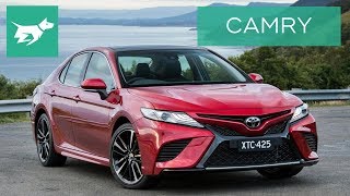 2018 Toyota Camry Review V6 Hybrid and 25L driven [upl. by Erehc]