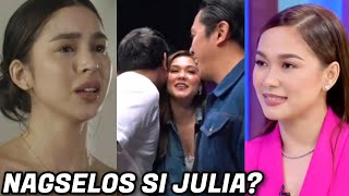 REAKSYON ni Julia Barretto sa PAG KISS ni Gerald Anderson kay Maja Salvador [upl. by Aninnaig]