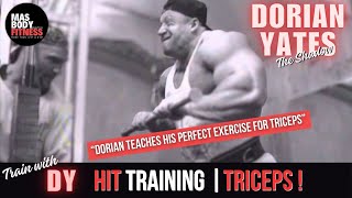 Dorian Yates Blood amp Guts style Tricep Extensions Explained [upl. by Rednijar]