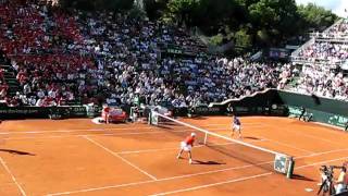 Davis Cup 2009 ItaliaSvizzera [upl. by Ettenal403]