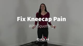 Fix Kneecap Pain while Squatting [upl. by Ralaigh853]