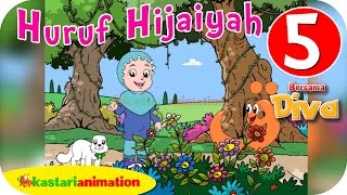 Huruf Hijaiyah bersama Diva full version  part 5   Kastari Animation Official [upl. by Gaudette]