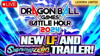 NEW LF REVEAL LIVE  NEW Dragon Ball Sparking Zero Trailer DB Legends  DB Games Battle Hour [upl. by Anrat]