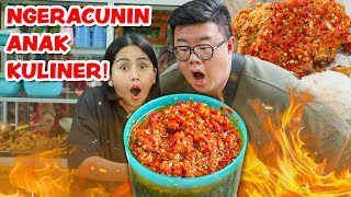 2 FOOD VLOGGER TAKLUKKAN SAMBAL GEPREK PALING BERBAHAYA PERUT AUTO MULESS [upl. by Ailed]