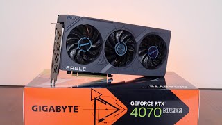 Unboxing Gigabyte GeForce RTX 4070 SUPER EAGLE OC 12G [upl. by Peonir]