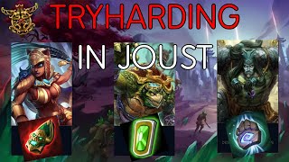 AN HOUR OF TRYHARD RANKED JOUST GAMES  Ranked Joust  Smite Gameplay [upl. by Anhej145]