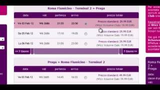 Wizzair Come ricercare e prenotare voli low cost [upl. by Ihn]