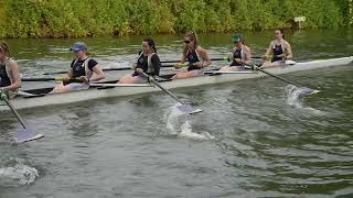 Newnham W1 Division 1 Wednesday Cambridge May Bumps 2024 slow motion [upl. by Shewchuk]