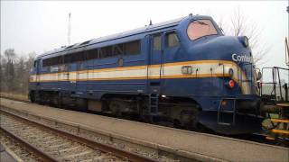 ContecRail MY 1158 med skærvetog i Gadstrup 23112011wmv [upl. by Aiekal]