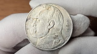 II RP PRÓBA srebro 10 złotych 1934 Piłsudski orzeł strzelecki  RZADKIE  Niemczyk Aukcja 44 [upl. by Conner]